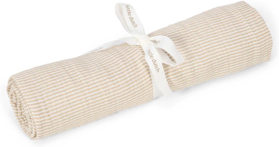 Little Dutch hydrofiele swaddle doek Pure Soft Beige