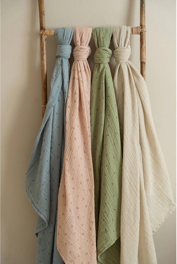 Little Dutch hydrofiele swaddle doek Pure Soft Beige - Foto 3