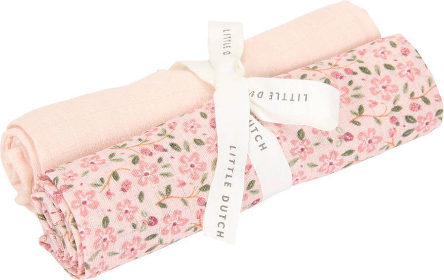Little Dutch hydrofiele swaddle Fairy Floral & Blossom (set van 2)