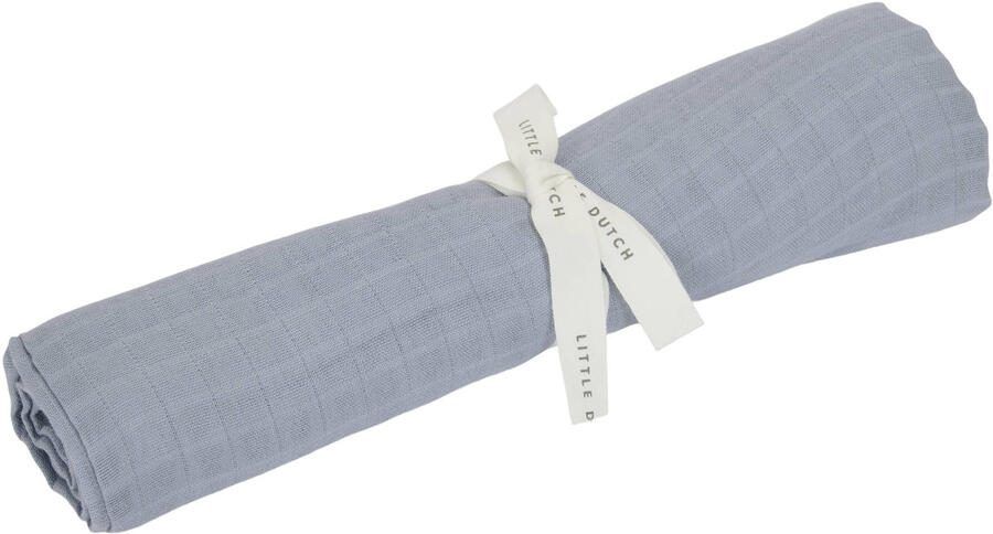 Little Dutch hydrofiele swaddle Pure Denim Blue
