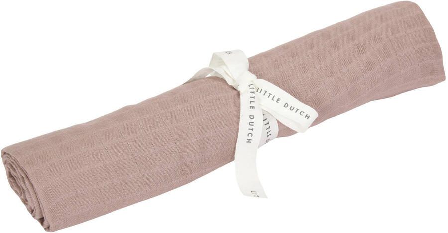 Little Dutch hydrofiele swaddle Pure Pink Blush