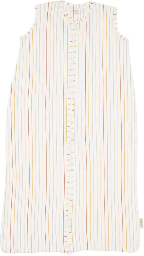 Little Dutch hydrofiele zomer slaapzak Vintage Sunny Stripes Babyslaapzak Wit 70