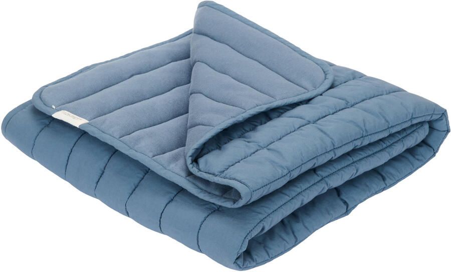 Little Dutch quilted ledikantdeken Dark Blue