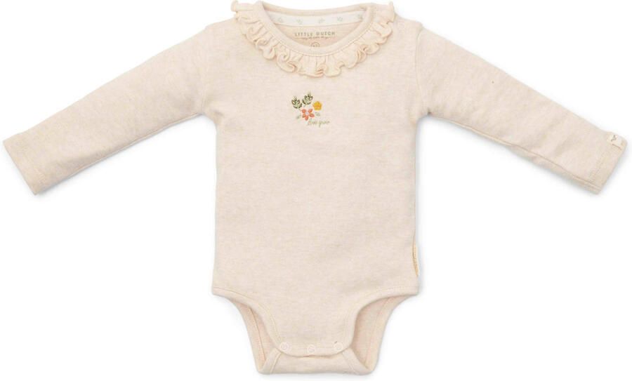 Little Dutch romper met ruches beige - Foto 1
