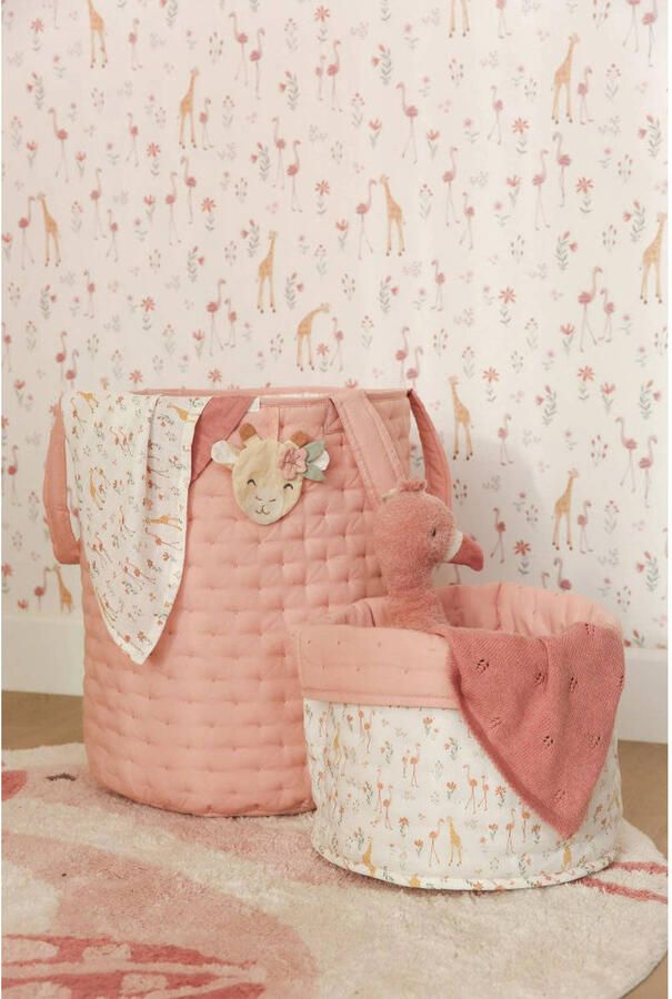 Little Dutch swaddle set van 2 Roze 70x70 cm Blooming Safari - Foto 2