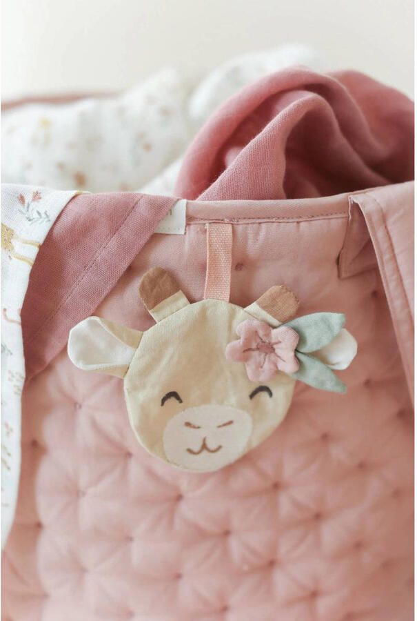 Little Dutch swaddle set van 2 Roze 70x70 cm Blooming Safari - Foto 3