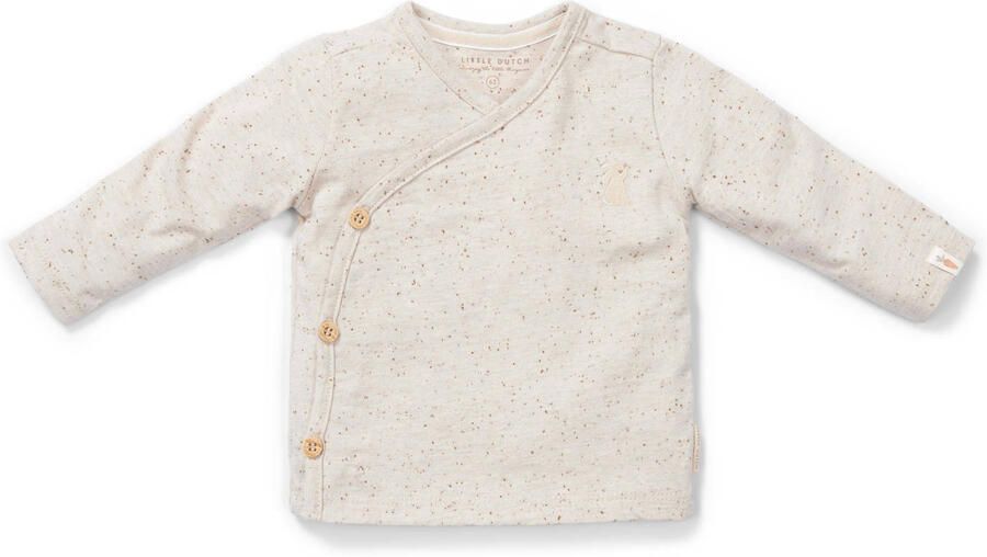 Little Dutch vest Longsleeve Ecru Jongens Katoen V-hals Melée 74
