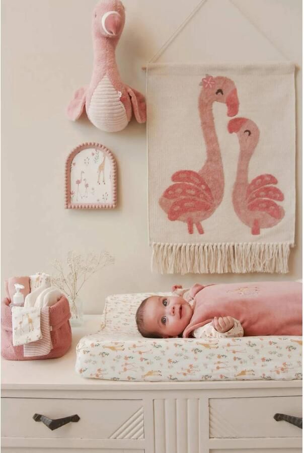 Little Dutch washandjes set van 3 Roze Blooming Safari - Foto 2