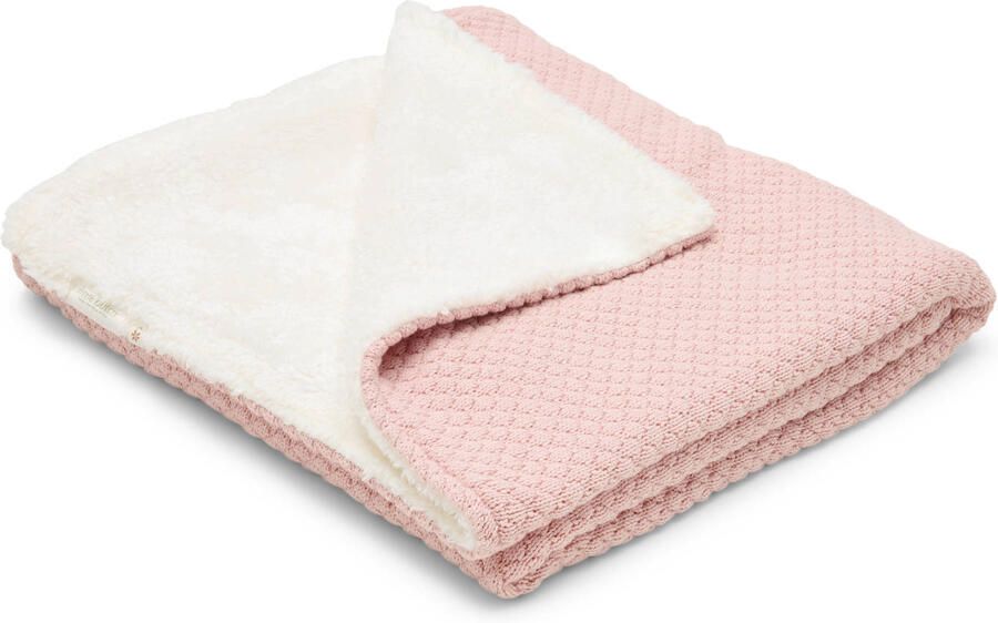 Little Dutch wiegdeken gebreid Pure Blossom roze