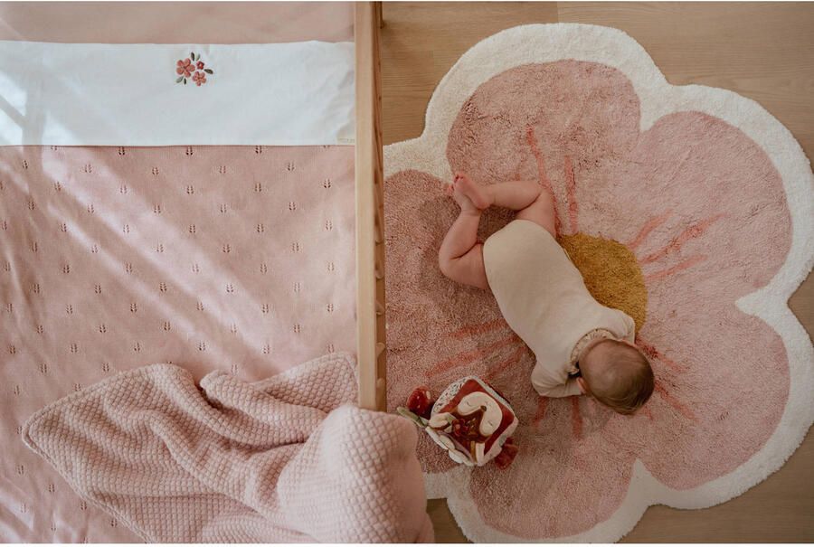 Little Dutch wiegdeken gebreid Pure Blossom roze - Foto 3