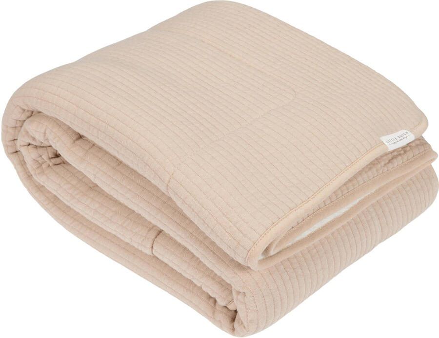 Little Dutch wiegdeken met teddy Pure Beige Babydeken Meerkleurig - Foto 2