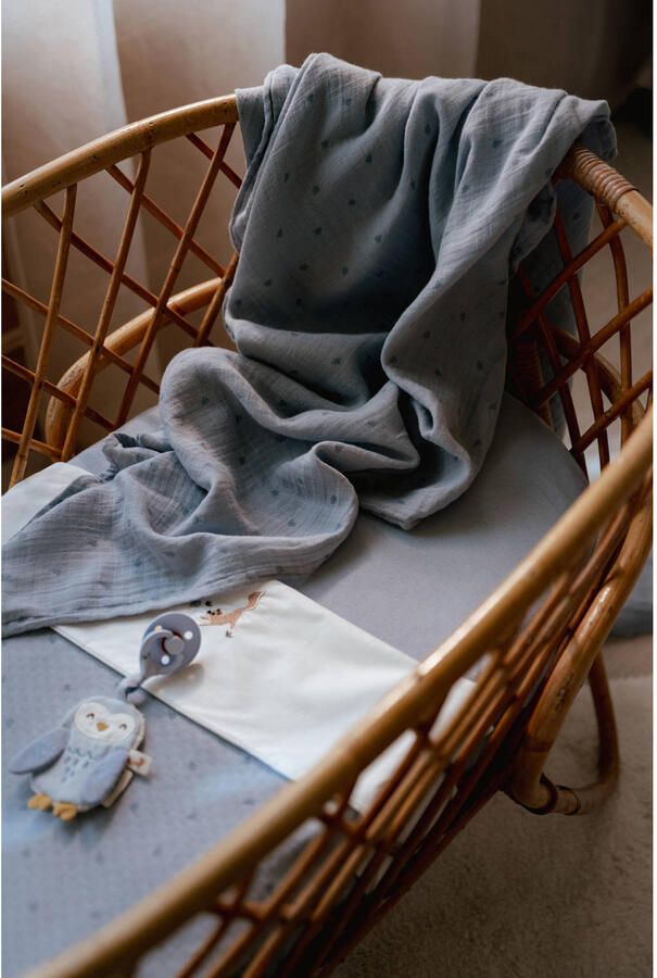 Little Dutch ledikantdeken Pure Denim Blue blauw - Foto 2