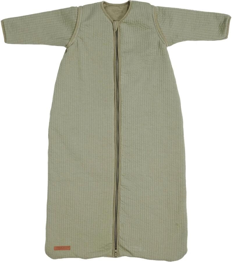 Little Dutch winter slaapzak 110 cm Pure Olive Babyslaapzak Groen Effen