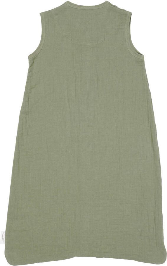 Little Dutch zomer slaapzak hydrofiel Olive Babyslaapzak Groen Effen 70 cm - Foto 2