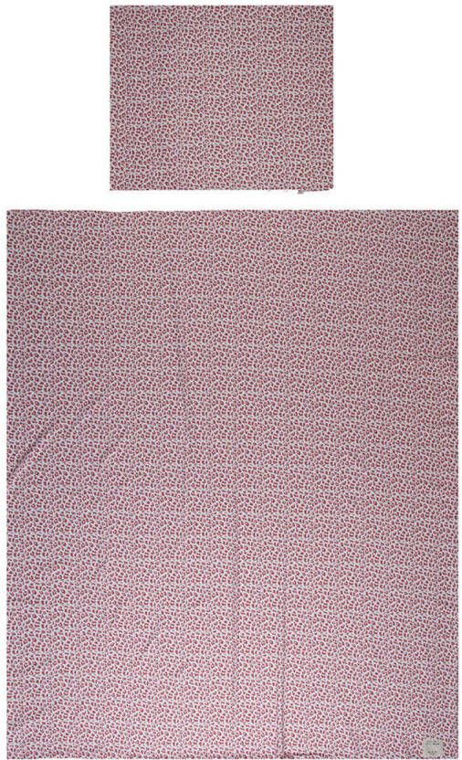 Little Indians dekbedovertrek 1 persoons (140x200 cm) Roze Panterprint