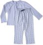 Little Label pyjama met all over print lichtblauw Meisjes Stretchkatoen Ronde hals 110 - Thumbnail 1
