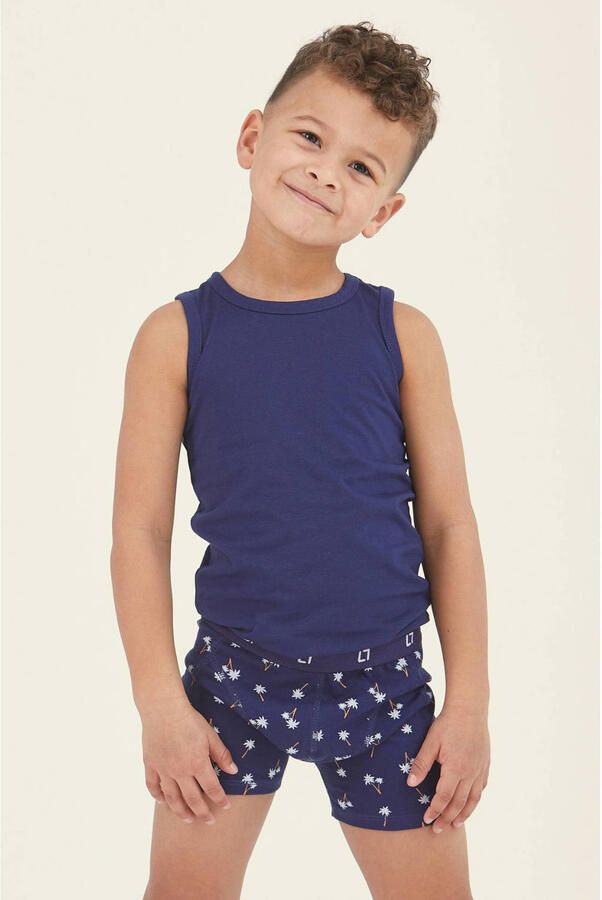 Little Label boxershort blauw (set van 5)