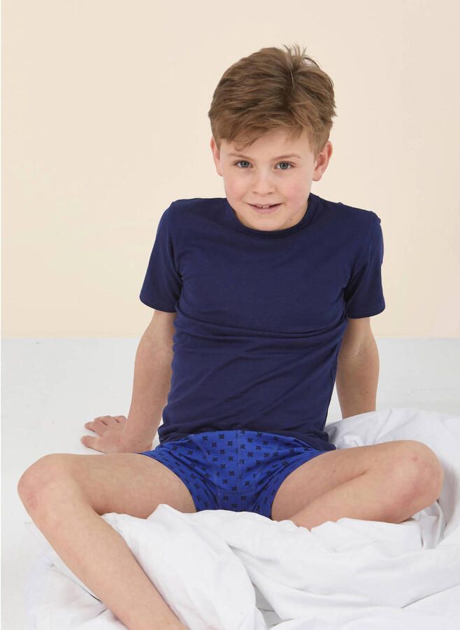 Little Label boxershort blauw (set van 5) - Foto 2