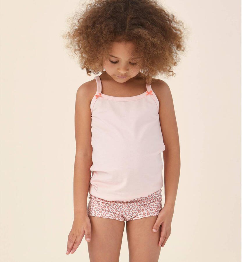 Little Label hipster roze wit (set van 5)