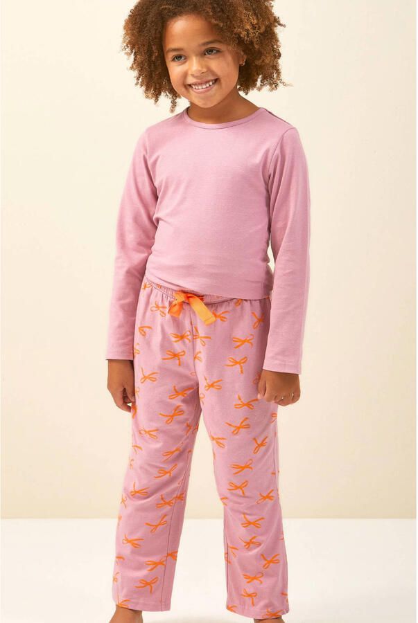 Little Label pyjama met all over print op de broek