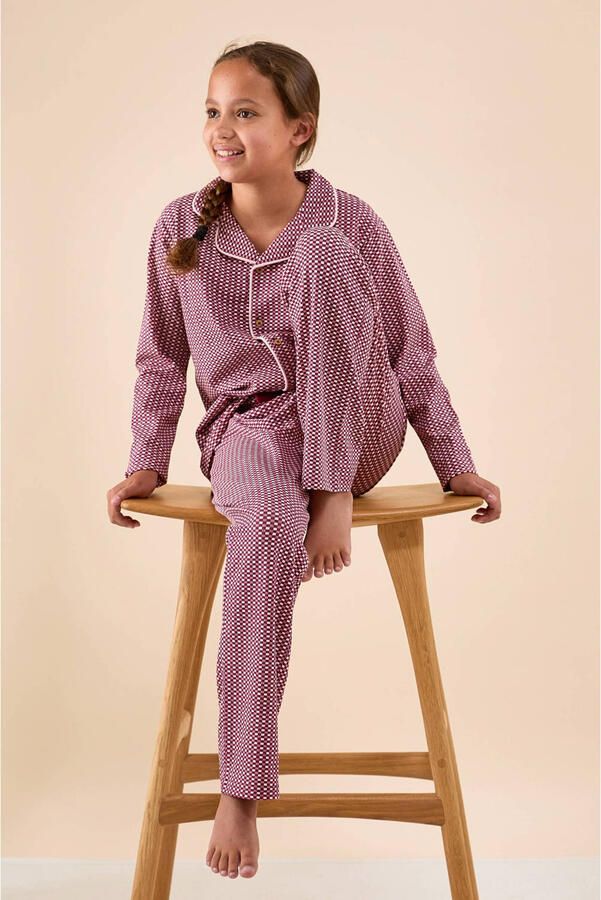 Little Label pyjama met geruite print - Foto 3