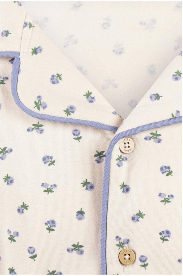 Little Label pyjama met paarse bloemen print - Foto 2