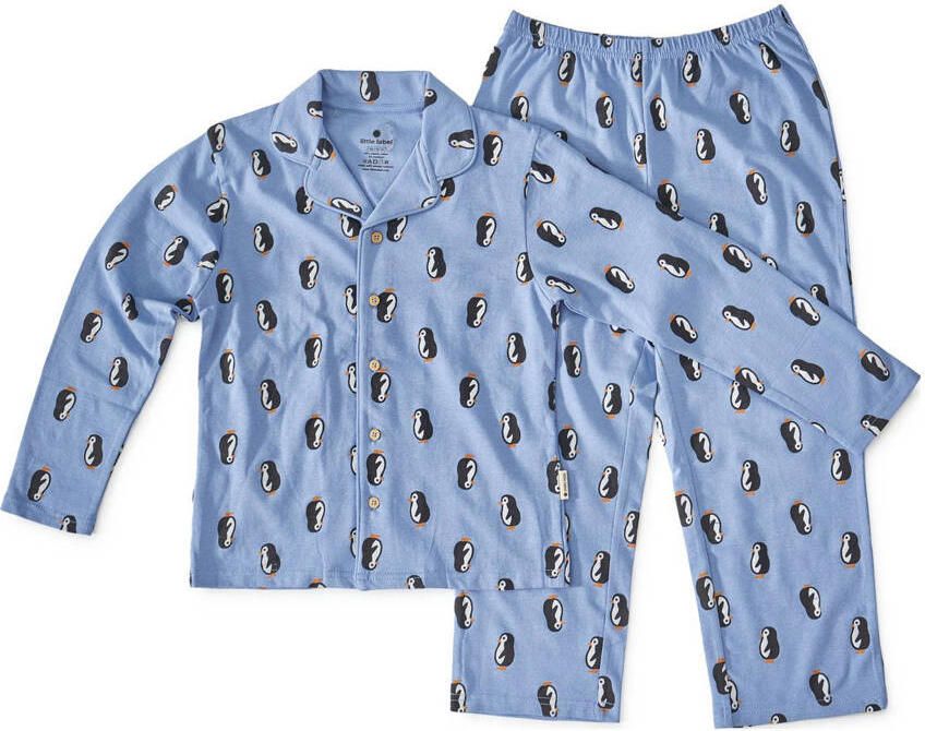 Little Label pyjama met penguin print