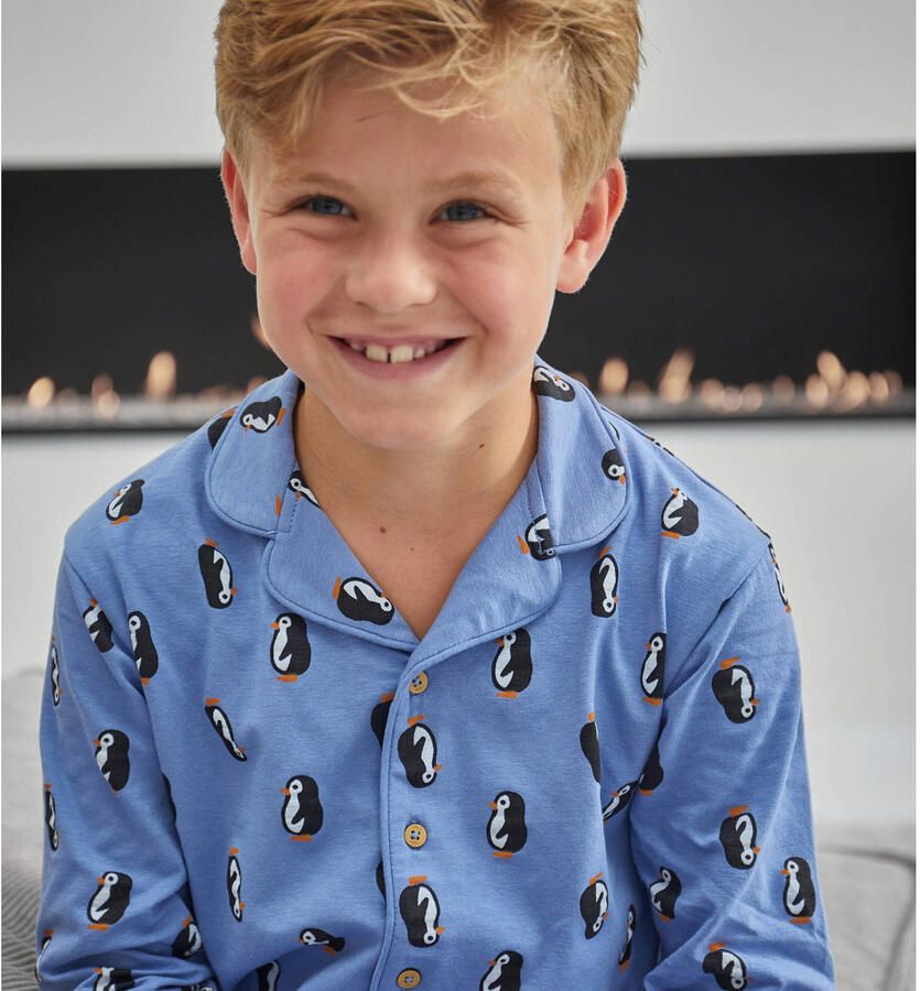 Little Label pyjama met penguin print - Foto 2