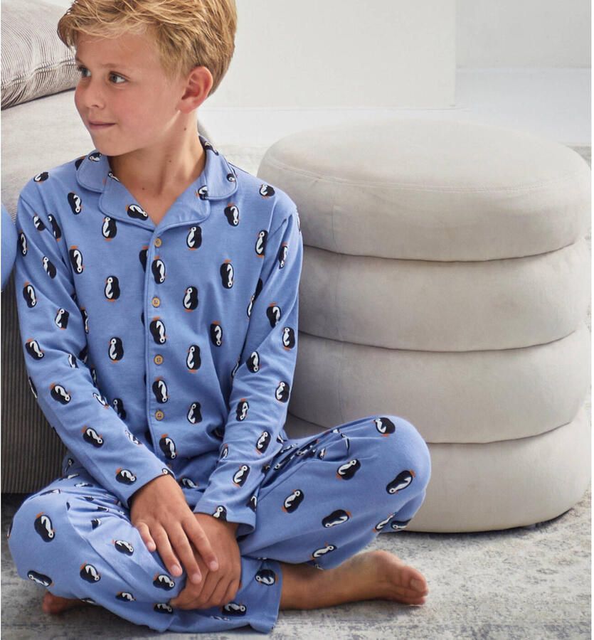 Little Label pyjama met penguin print - Foto 3