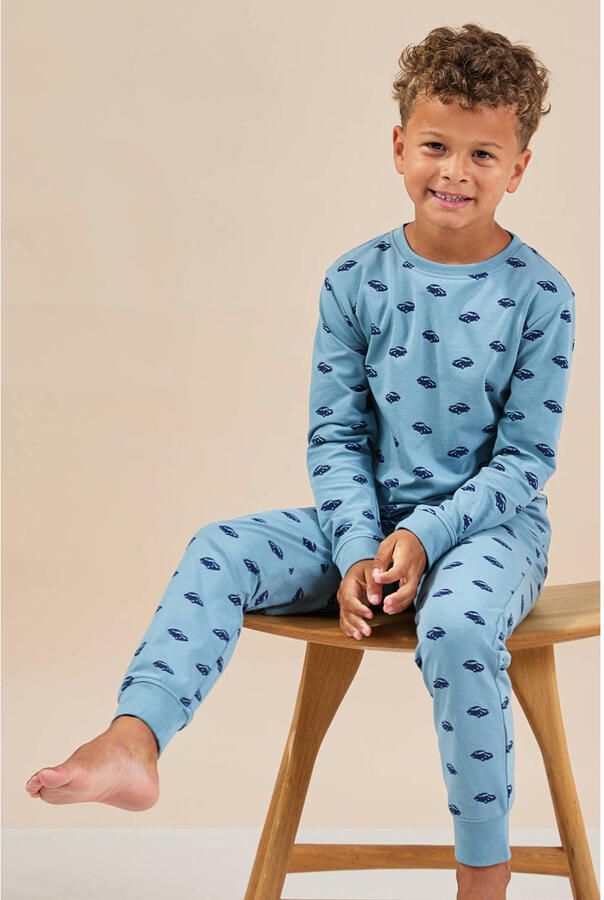 Little Label pyjama met print blauw - Foto 3
