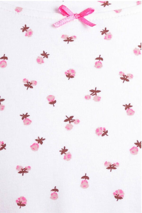 Little Label pyjama met roze bloemenprint - Foto 3