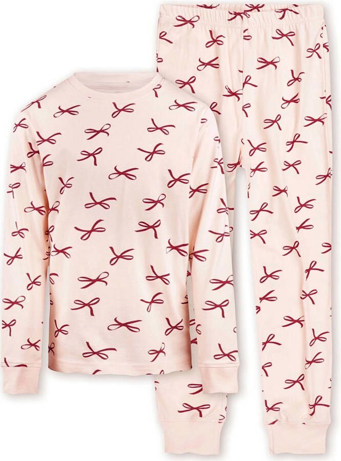 Little Label pyjama met strikjes print