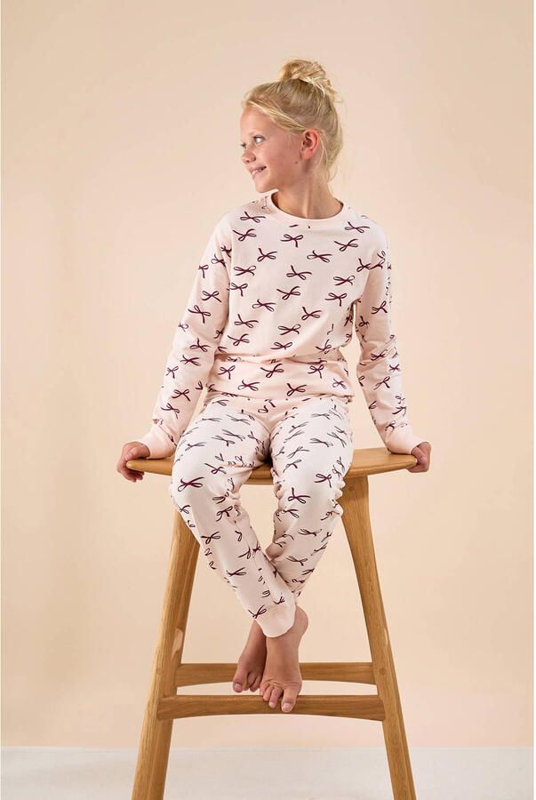 Little Label pyjama met strikjes print - Foto 2