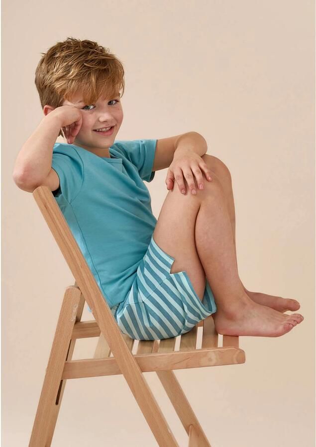 Little Label shortama blauw - Foto 3