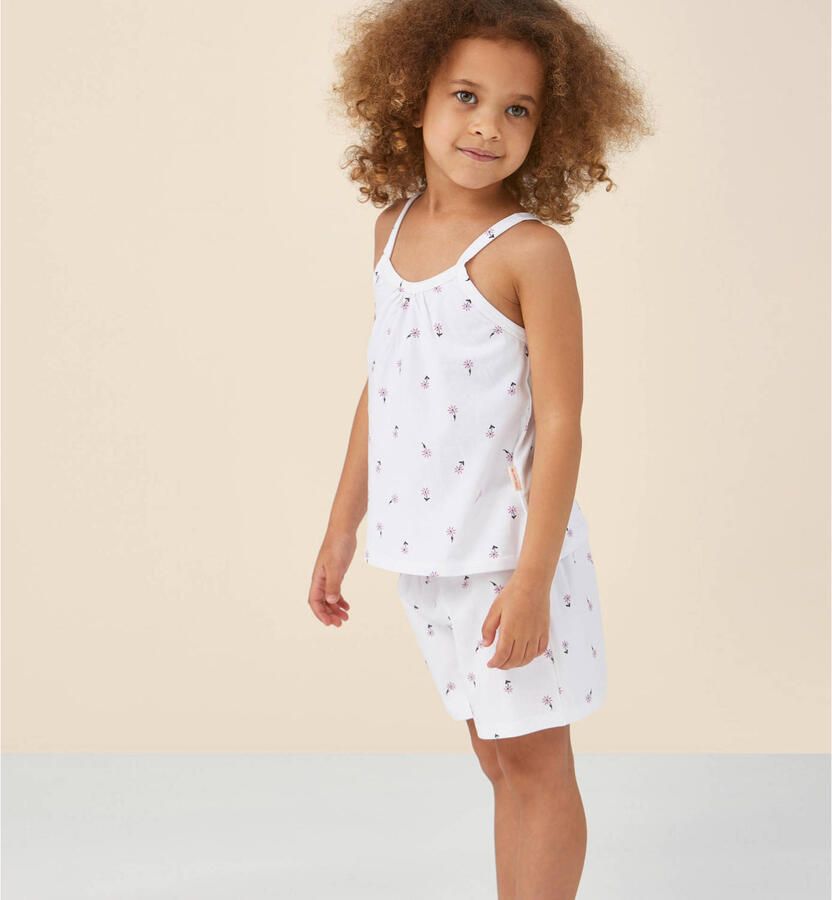 Little Label shortama met all over print wit - Foto 2