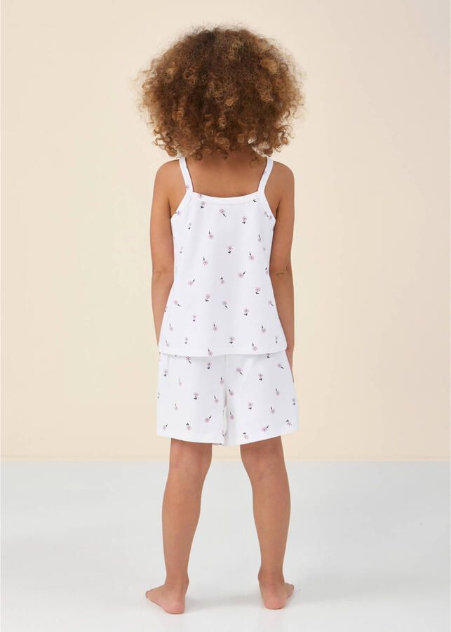 Little Label shortama met all over print wit - Foto 3