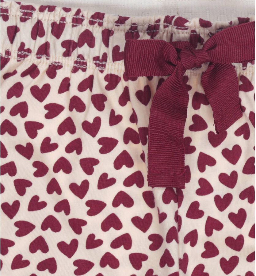 Little Label shortama met hartjesprint rood - Foto 2