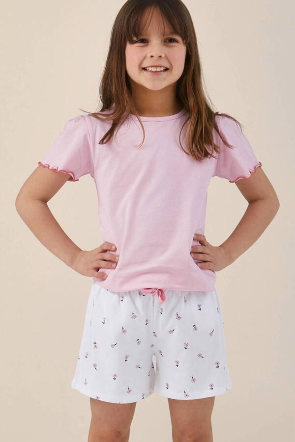 Little Label shortama roze