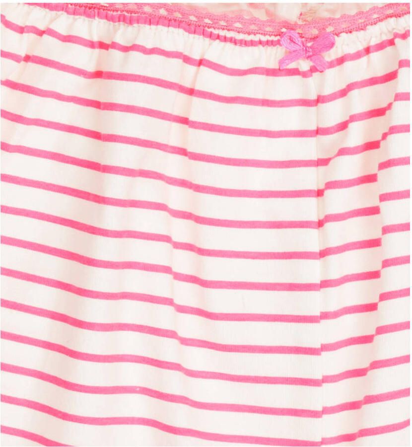 Little Label shortama roze wit