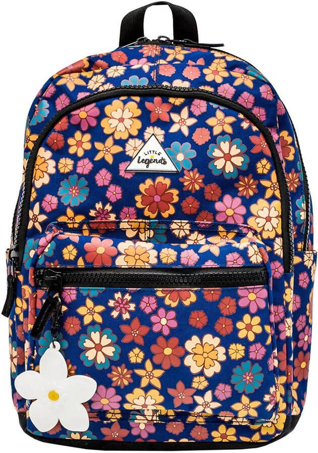 Little Legends rugzak L met bloemenprint multi