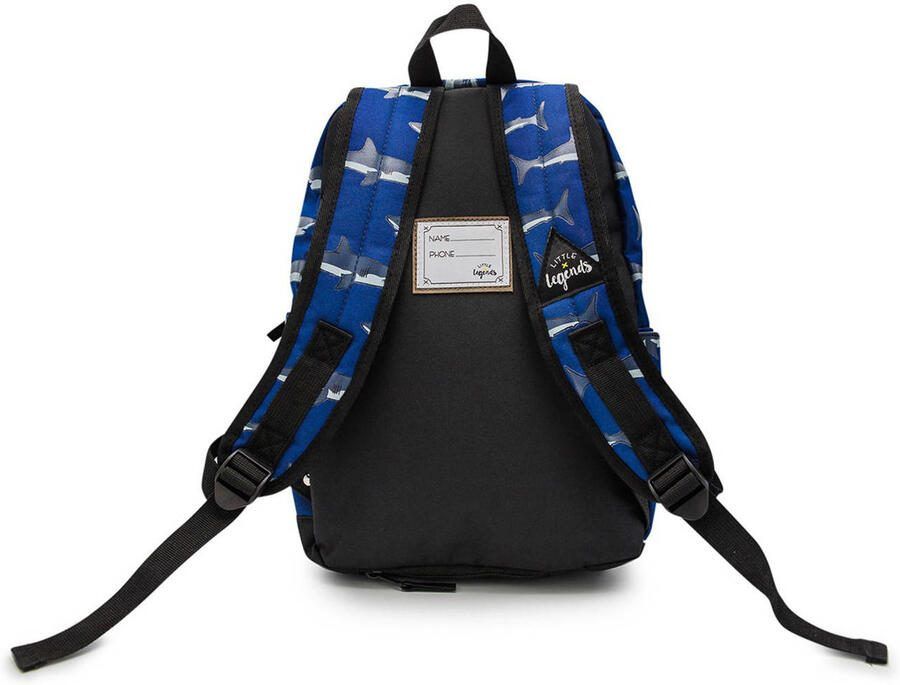 Little Legends rugzak Shark Mouth L blauw - Foto 3