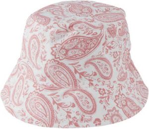 LITTLE PIECES bucket hat LPSANNI met paisleyprint roze