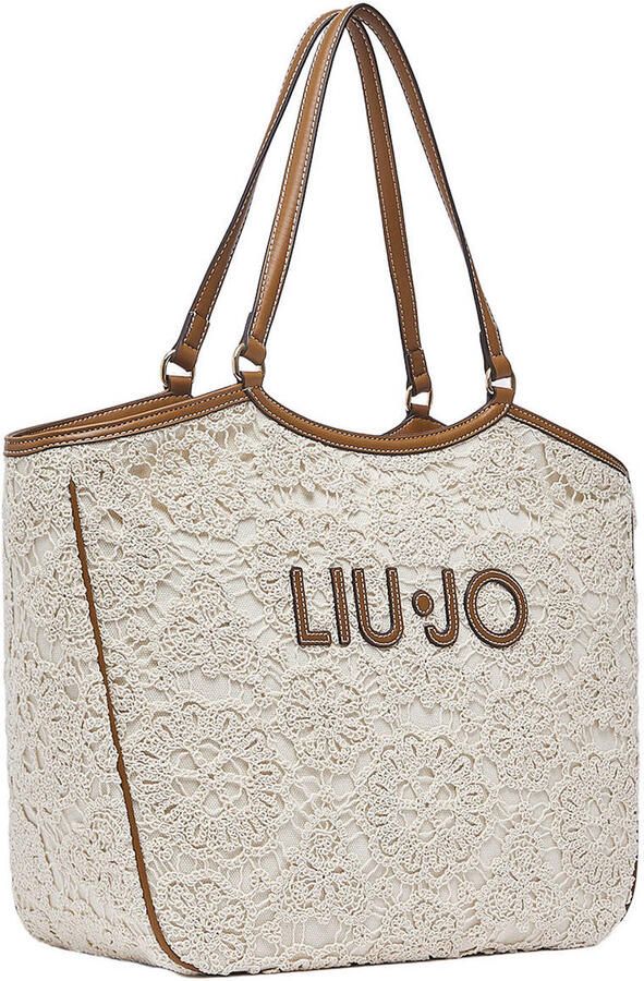 Liu Jo crochet shopper ecru - Foto 3