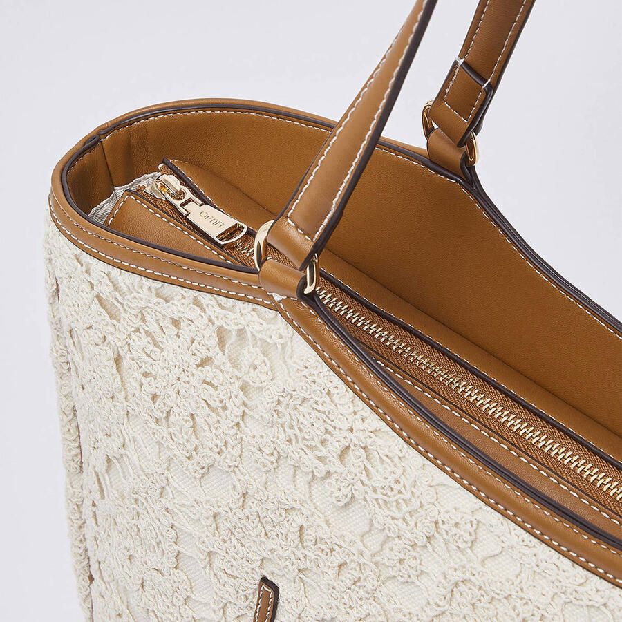 Liu Jo crochet shopper ecru - Foto 2