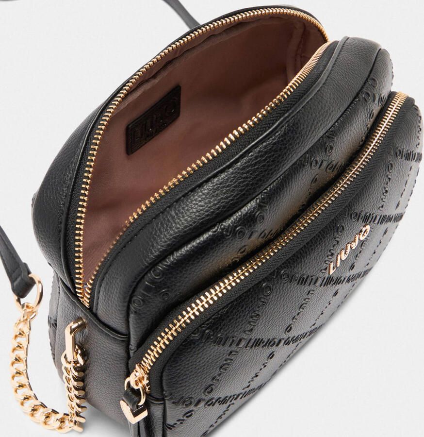 Liu Jo White Zadeltas met doorgestikte naden