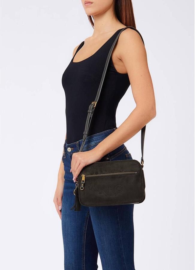 Liu Jo crossbody tas Ageni donkergroen - Foto 2