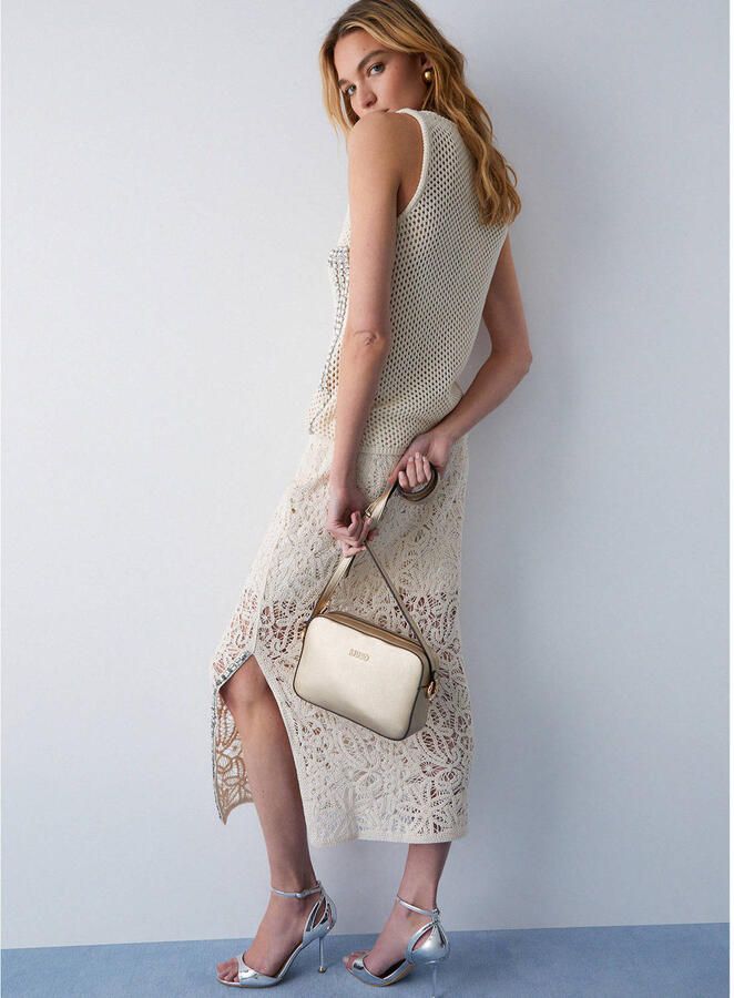 Liu Jo crossbody tas Manh goudkleurig