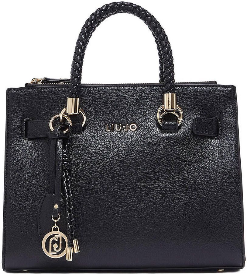 Liu Jo White Handtas met labelapplicatie model 'SATCHEL MANHATTAN'
