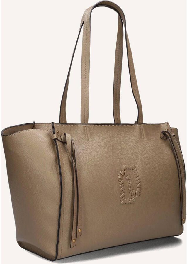 Liu Jo White Tote tas met logodetail model 'Lapis'