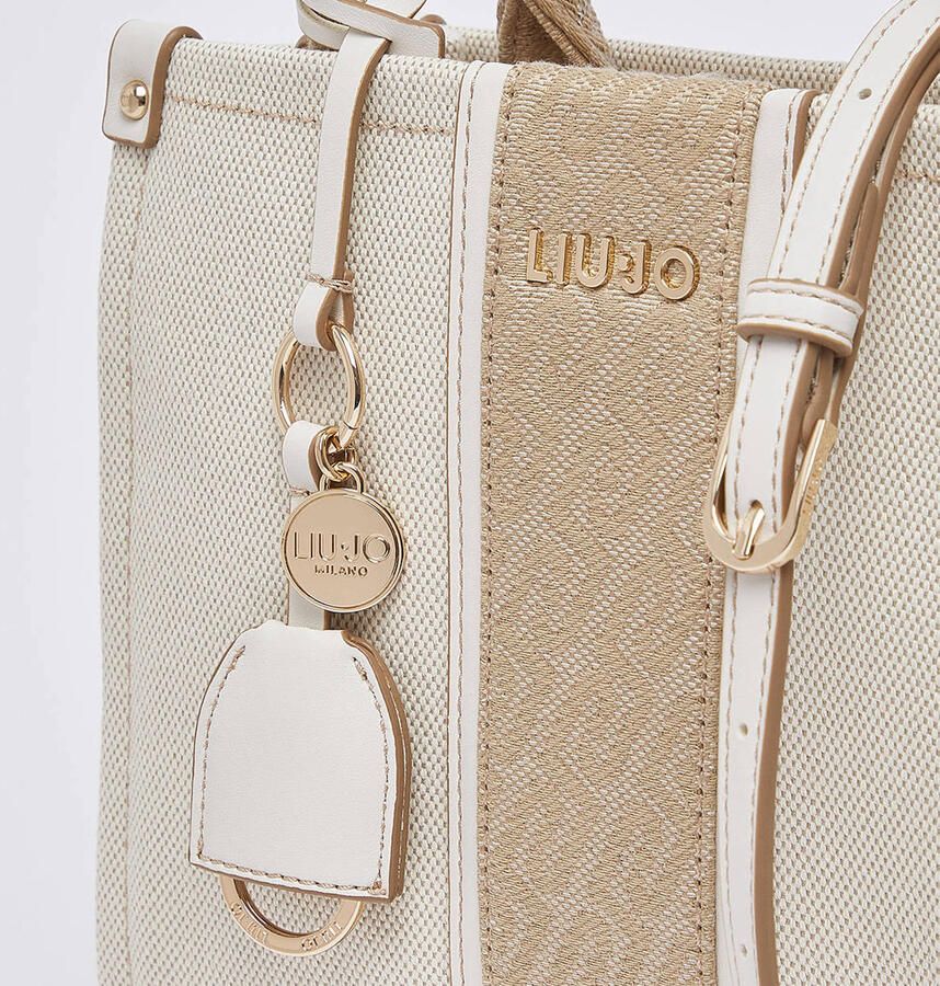 Liu Jo White Handtas met labelapplicatie model 'RIDHI' - Foto 2